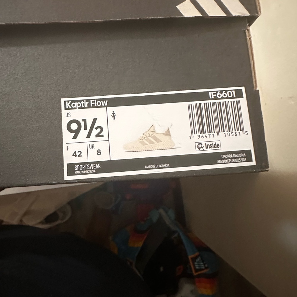 adidas Kaptir Flow Sneakers in Cream